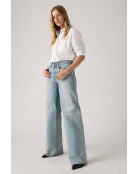Levi's - Jeans 728 A Vita Alta Con Gamba Ampia - Lyst