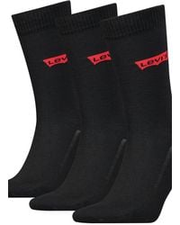 Levi's - Regular Cut Batwing Logo Recycled Cotton Socks 3 Pack - Lyst