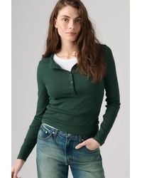 Levi's - Essential Long Sleeve Henley - Lyst