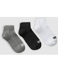 Levi's - Mid Cut Batwing Logo Recycled Cotton Socks 3 Pack - Lyst
