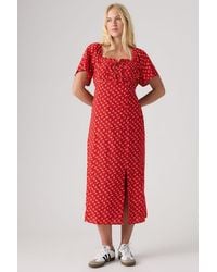 Levi's - Amara Column Midi Jurk - Lyst