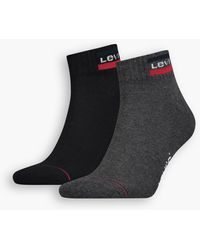 Levi's - Mid Cut Sportswear Socks 2 Pack - Lyst