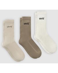 Levi's - Regular Cut Socks 3 Pack - Lyst