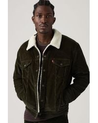 Levi's - Veste Trucker Type Iii Velours Sherpa - Lyst