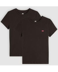 Levi's - Camiseta De Cuello De Pico Perfect (Paquete De 2) - Lyst