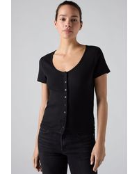 Levi's - Austen Button Up Short Sleeve Top - Lyst
