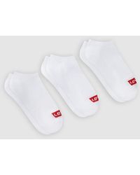 Levi's - Low Cut Batwing Logo Recycled Cotton Socks 3 Pack - Lyst