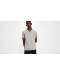 Levi's - Original housemark t shirt mit v ausschnitt - Lyst