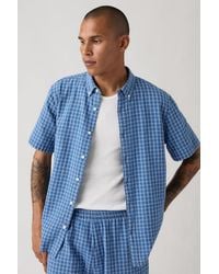 Levi's - Authentic Button Down Shirt Met Korte Mouwen - Lyst
