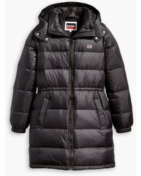 levi's kerri puffer coat caviar black