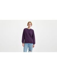 Levi's - Standard Sweatshirt Met Ronde Hals - Lyst
