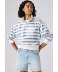 Levi's - Everyday Quarter Zip Sweatshirt - Lyst