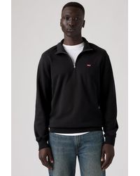 Levi's - Original Housemark Quarter Zip Pullover - Lyst
