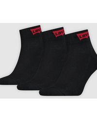 Levi's - Mid Cut Batwing Socks 3 Pack - Lyst