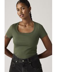 Levi's - Essential Square Neck Tee - Lyst
