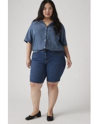 Levi's - Shaping Bermuda Shorts (Plus Size) - Lyst