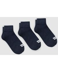 Levi's - Regular Cut Batwing Logo Recycled Cotton Socks 3 Pack - Lyst