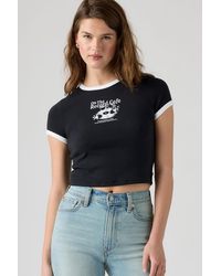 Levi's - Graphic Essential Ringer Baby Tee - Lyst