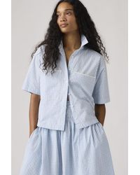 Levi's - Camicia Accorciata Novelty Harlie A Manica Corta - Lyst