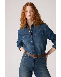 Levi's - Rectangle Buckle Belt - Lyst