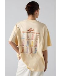 Levi's - Short Stack T Shirt Met Print - Lyst