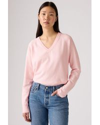 Levi's - Supersoft V Neck Pullover Sweater - Lyst