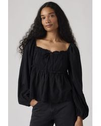 Levi's - Ottie Long Sleeve Boho Blouse - Lyst