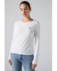 Levi's - Essential Housemark Long Sleeve Tee - Lyst