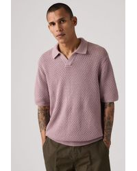 Levi's - Dillon Open Collar Polo - Lyst