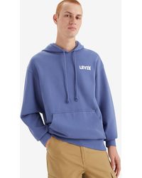Levi's - Relaxed fit hoodie mit grafik - Lyst