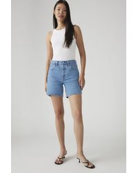 Levi's - 501 Original High Rise Mid Thigh Jean Shorts - Lyst