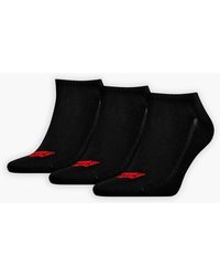 Levi's - Low Cut Batwing Logo Recycled Cotton Socks 3 Pack - Lyst
