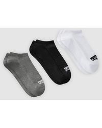 Levi's - Low Cut Batwing Logo Recycled Cotton Socks 3 Pack - Lyst