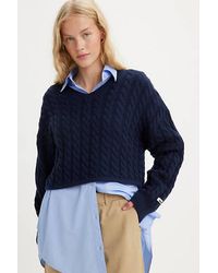 Levi's - Rae Cropped Sweater - Lyst