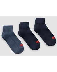 Levi's - Regular Cut Batwing Logo Recycled Cotton Socks 3 Pack - Lyst