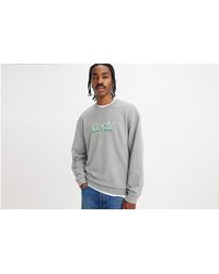 Levi's - Relaxed fit sweatshirt mit rundhalsausschnitt und grafik - Lyst
