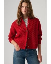 Levi's - Charlotte Crewneck Cardigan - Lyst