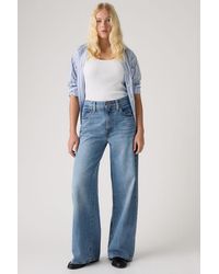 Levi's - Cinch Wide Leg Lightweight Jeans - Lyst