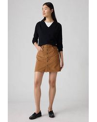 Levi's - Retro Rok Met Knopen Vooraan - Lyst