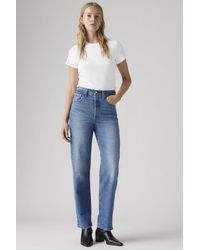 Levi's - Ribcage Straight Ankle Jeans - Lyst