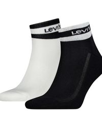 Levi's - Mid Cut Sport Stripe Socks 2 Pack - Lyst