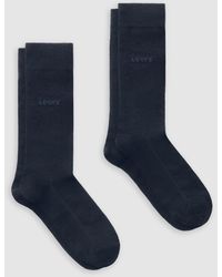 Levi's - Mid Cut Batwing Logo Socks 3 Pack - Lyst