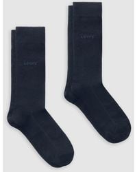 Levi's - Mid Cut Batwing Logo Socks 3 Pack - Lyst