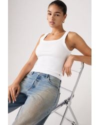 Levi's - Essential Ribbed Tank Top - Lyst