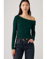 Levi's - Clara Off Shoulder Long Sleeve Top - Lyst