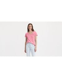 Levi's - The Perfect V Neck Tee - Lyst