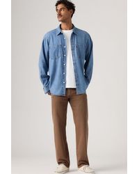 Levi's - 555 Relaxed Straight Lightweight Linen+ Denim Jeans - Lyst
