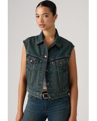 Levi's - Shrunken '90S Trucker Vest - Lyst