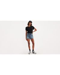 Levi's - Short jean 501® original taille haute - Lyst