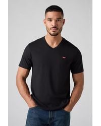 Levi's - Original Housemark T Shirt V Hals - Lyst